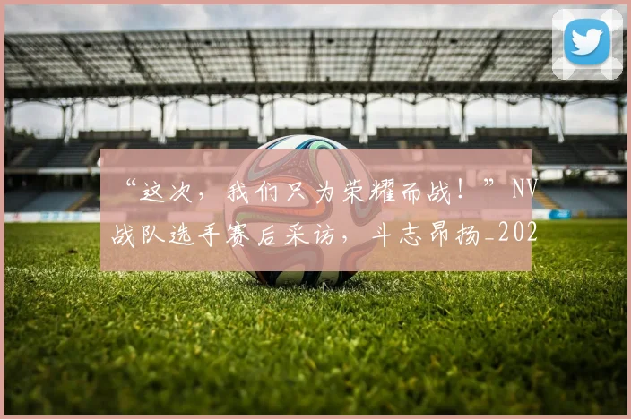 “这次，我们只为荣耀而战！”NV战队选手赛后采访，斗志昂扬_20260702173030